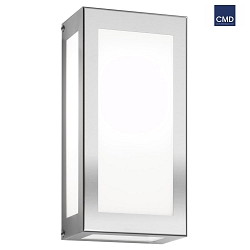 Outdoor LED wall luminaire AQUA RAIN, IP44, 12W 3000K 1200lm, stainless steel, brushed