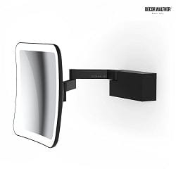Specchio illuminato VISION S Specchio con ingrandimento 5x IP44, nero opaco 