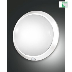 Luce da bagno ARMILLA rotondo, con sensore E27 IP44 Bianco dimmerabile