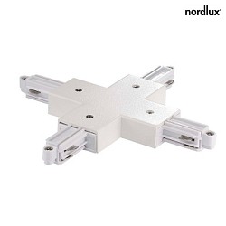 Connettore a X monofase LINK Bianco
