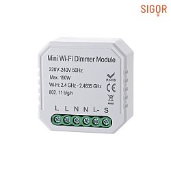shaire WIFI Dimmer for flush-mounted boxes, 220-240V, IP20, 2 channel on/off, max. 150W LED, for connection to existing buttons