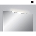 mirror luminaire LADO-S  60 IP44, chrome, white 