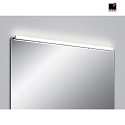 mirror luminaire LADO-S 120 IP44, chrome, white 