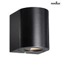 wall luminaire CANTO 2 UP/DOWN IP44, seaside black 