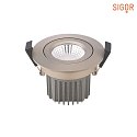 recessed luminaire DILED IP20, steel dimmable 10W 640lm 2700K 36° 36° CRI 95